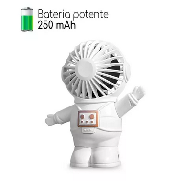 Astronauta Mini Ventilador Portátil