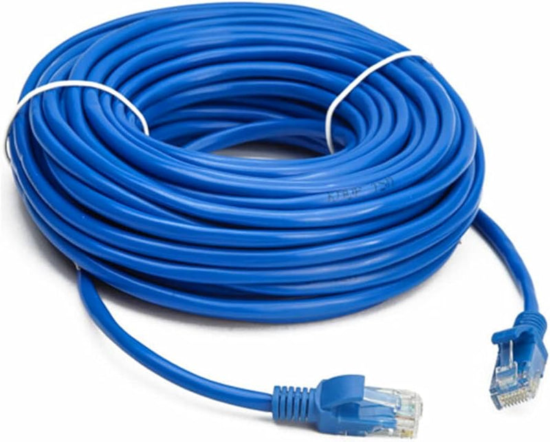 Cabo internet RJ45 com 15 metros azul alta velocidade Ethernet Pc