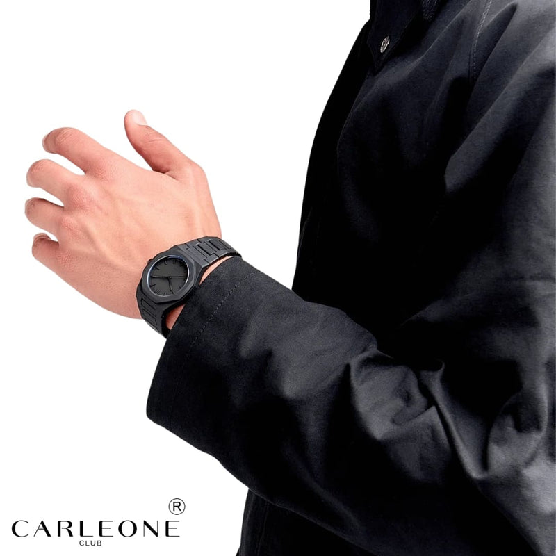 Relógio Carleone Árabe Noir - 1 ano de Garantia - Edição limitada