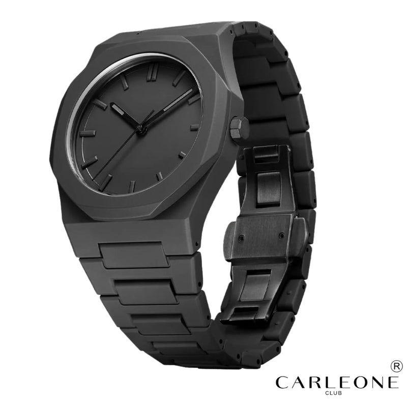 Relógio Carleone Árabe Noir - 1 ano de Garantia - Edição limitada