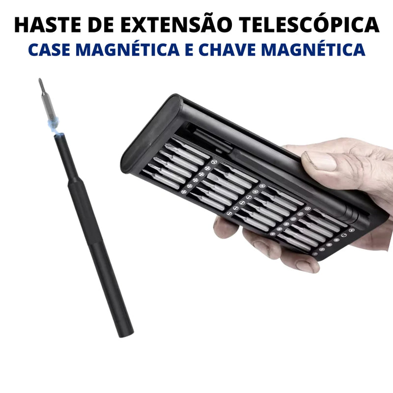 Kit de Ferramenta - Chave Magnética 24 peças