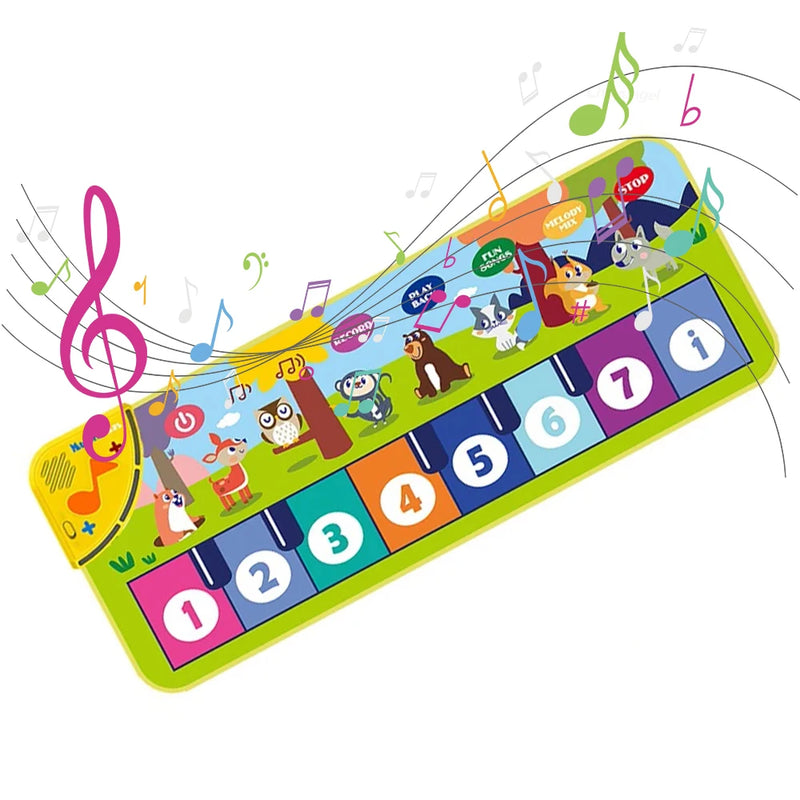 Tapete piano brinquedo infantil educacional