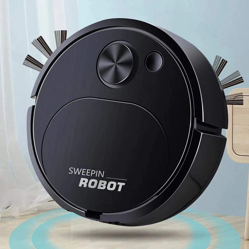 3 In 1 Automatic Electric Floor Vacuum Cleaner 1500pa USB Rechargeable Wireless Dragging Clean Sweeper For Home Office