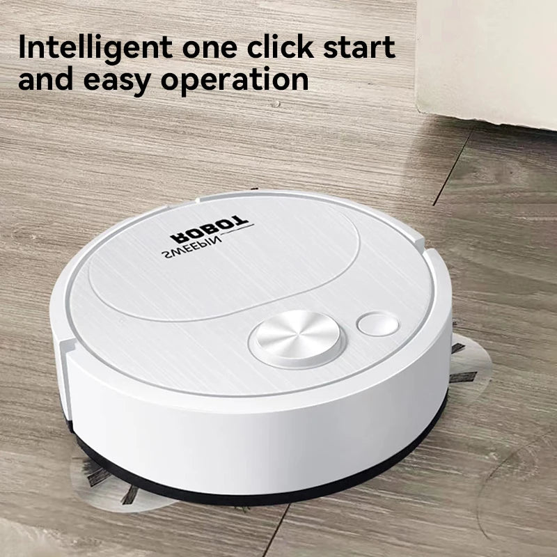 3 In 1 Automatic Electric Floor Vacuum Cleaner 1500pa USB Rechargeable Wireless Dragging Clean Sweeper For Home Office