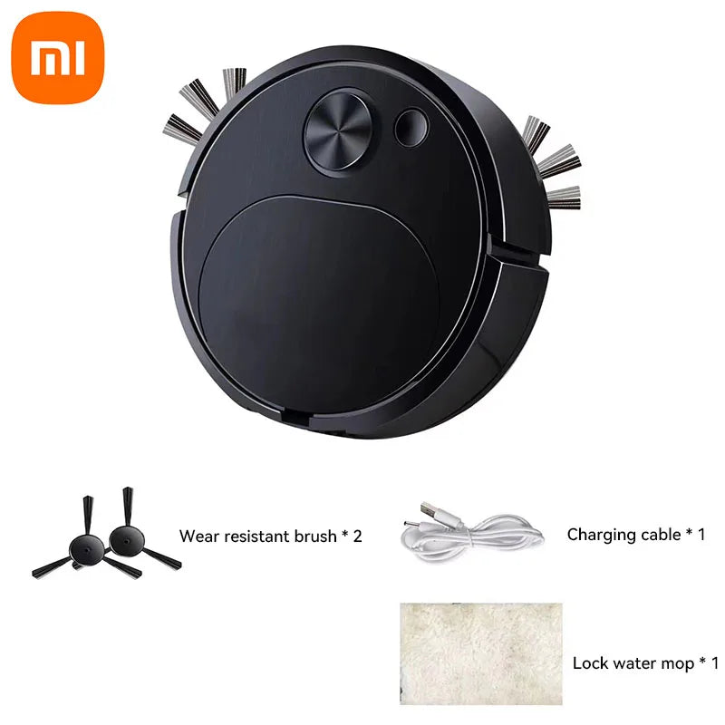 3 In 1 Automatic Electric Floor Vacuum Cleaner 1500pa USB Rechargeable Wireless Dragging Clean Sweeper For Home Office