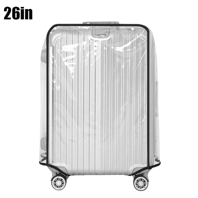 18-30inch Clear Suitcase Cover Protector PVC Suitcase Cover Protectors Scratch-resistant Trolley Case Cover for Wheeled Suitcase