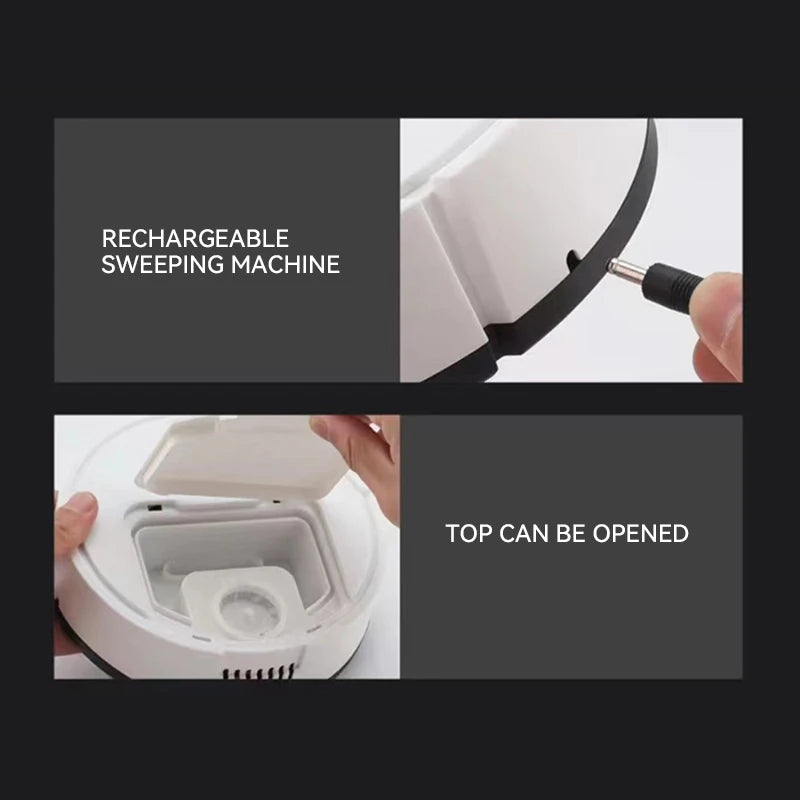 3 In 1 Automatic Electric Floor Vacuum Cleaner 1500pa USB Rechargeable Wireless Dragging Clean Sweeper For Home Office
